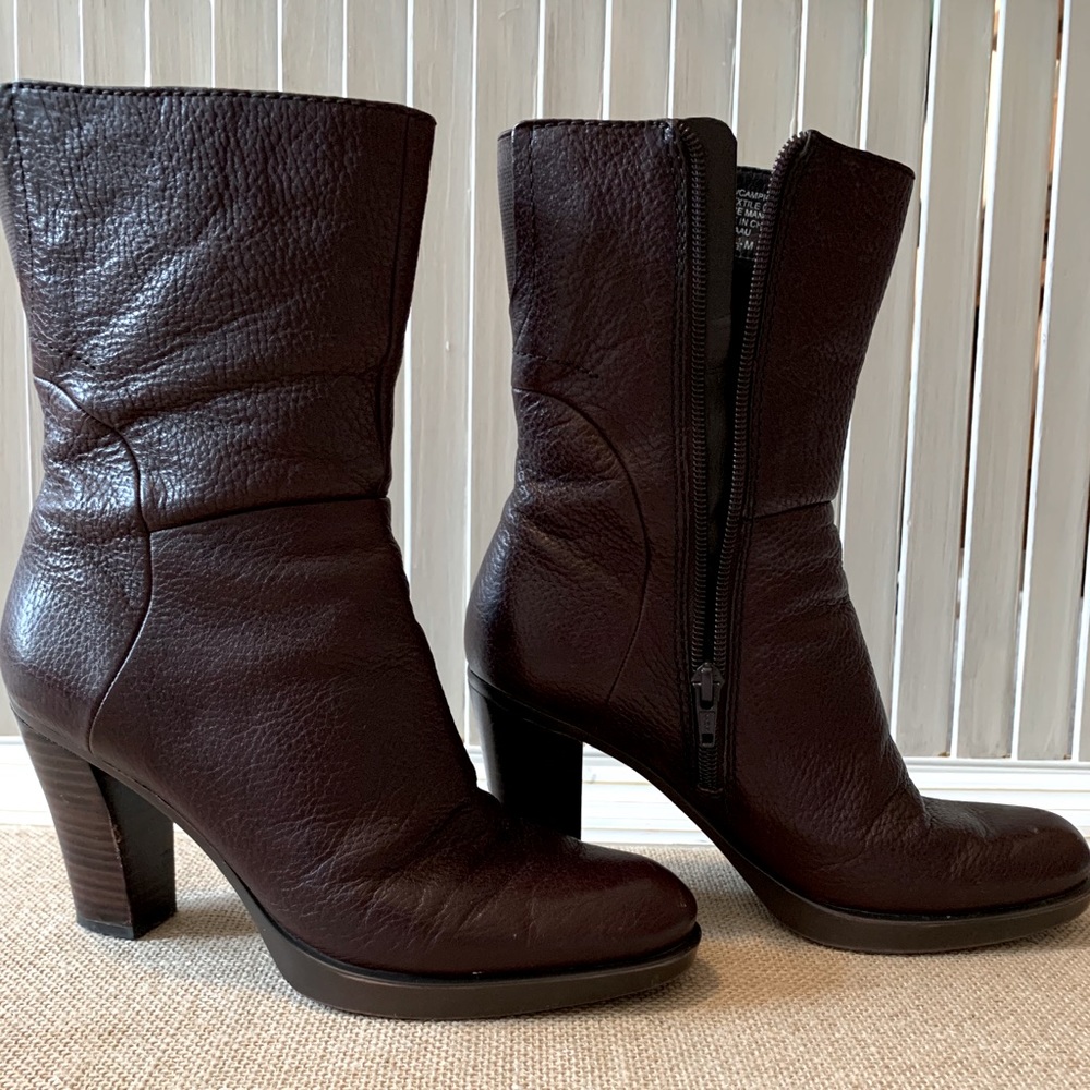 Nine West Brown Booties 6.5